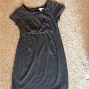Liz Lange gray maternity dress